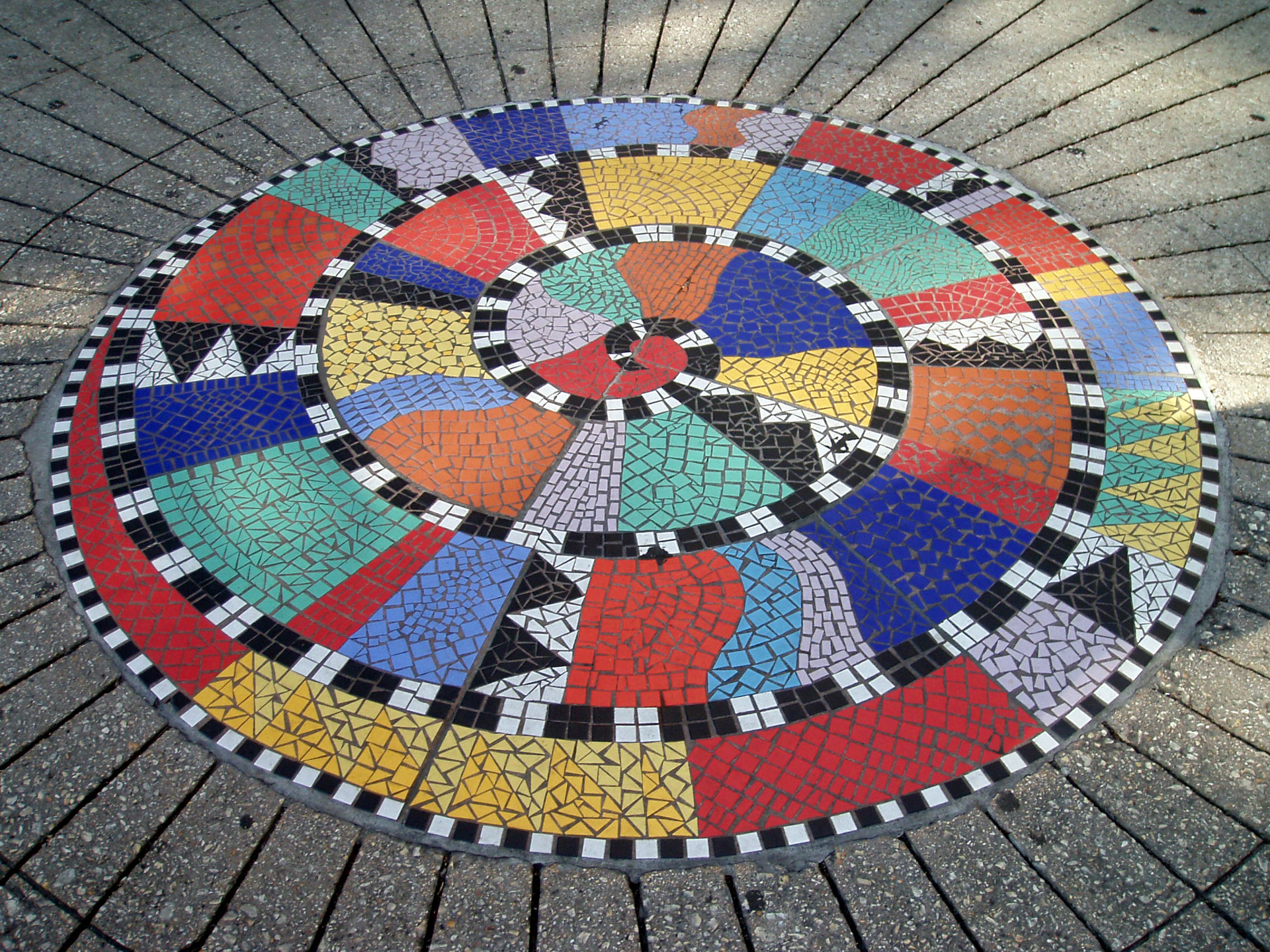 mosaic tile art free photo