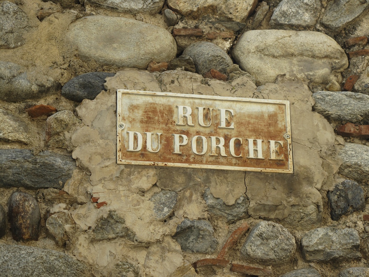 street name france pyrenees free photo