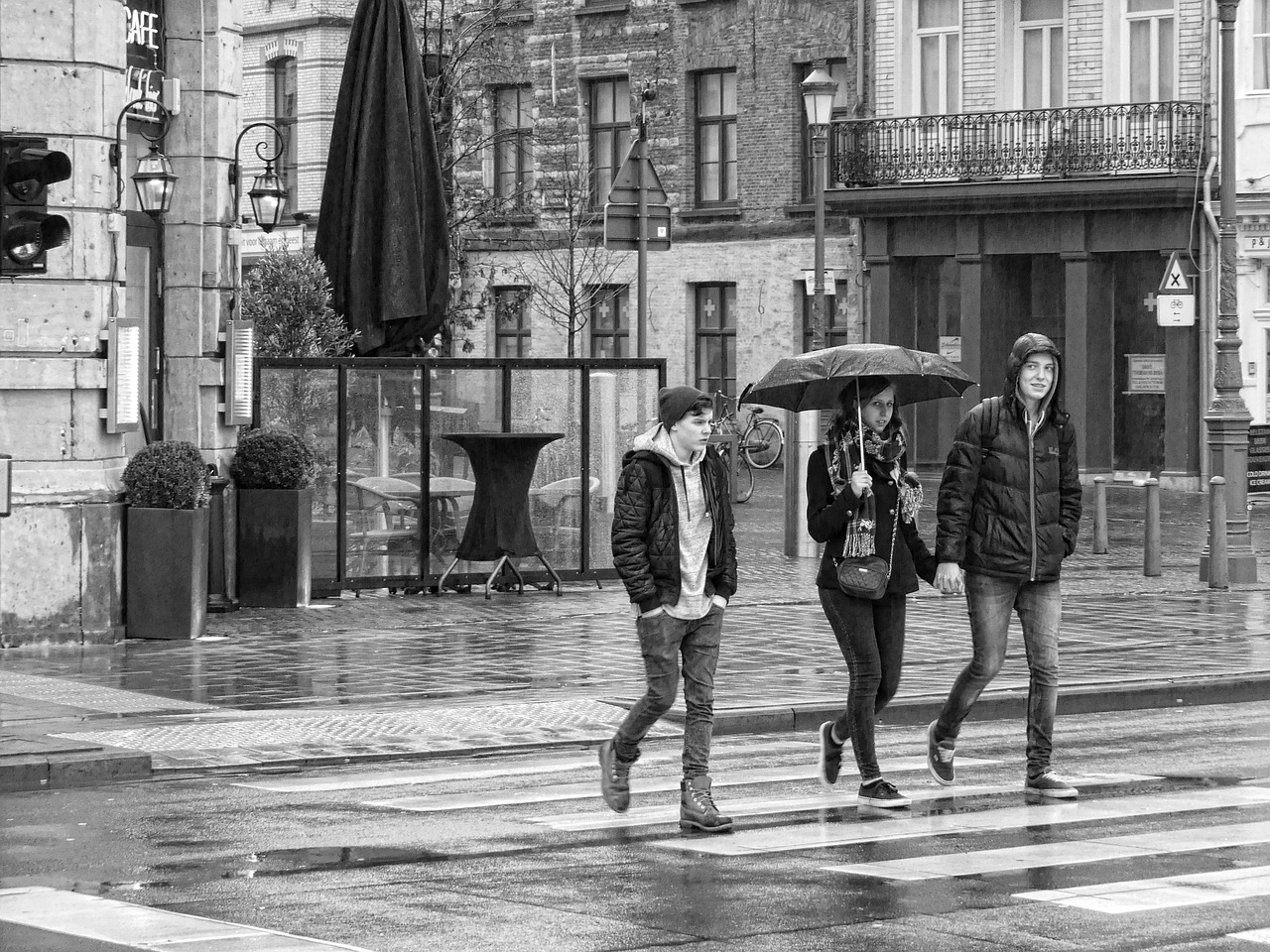 street photography street rain free photo