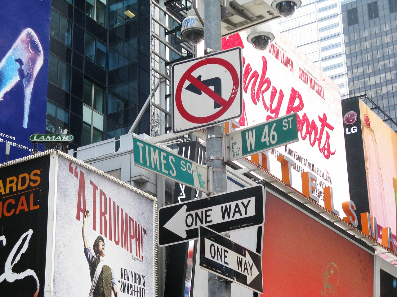 street signs signs new york free photo