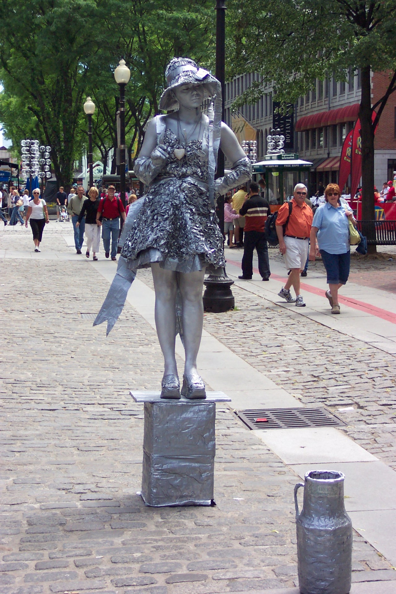 boston street statue street statue free photo