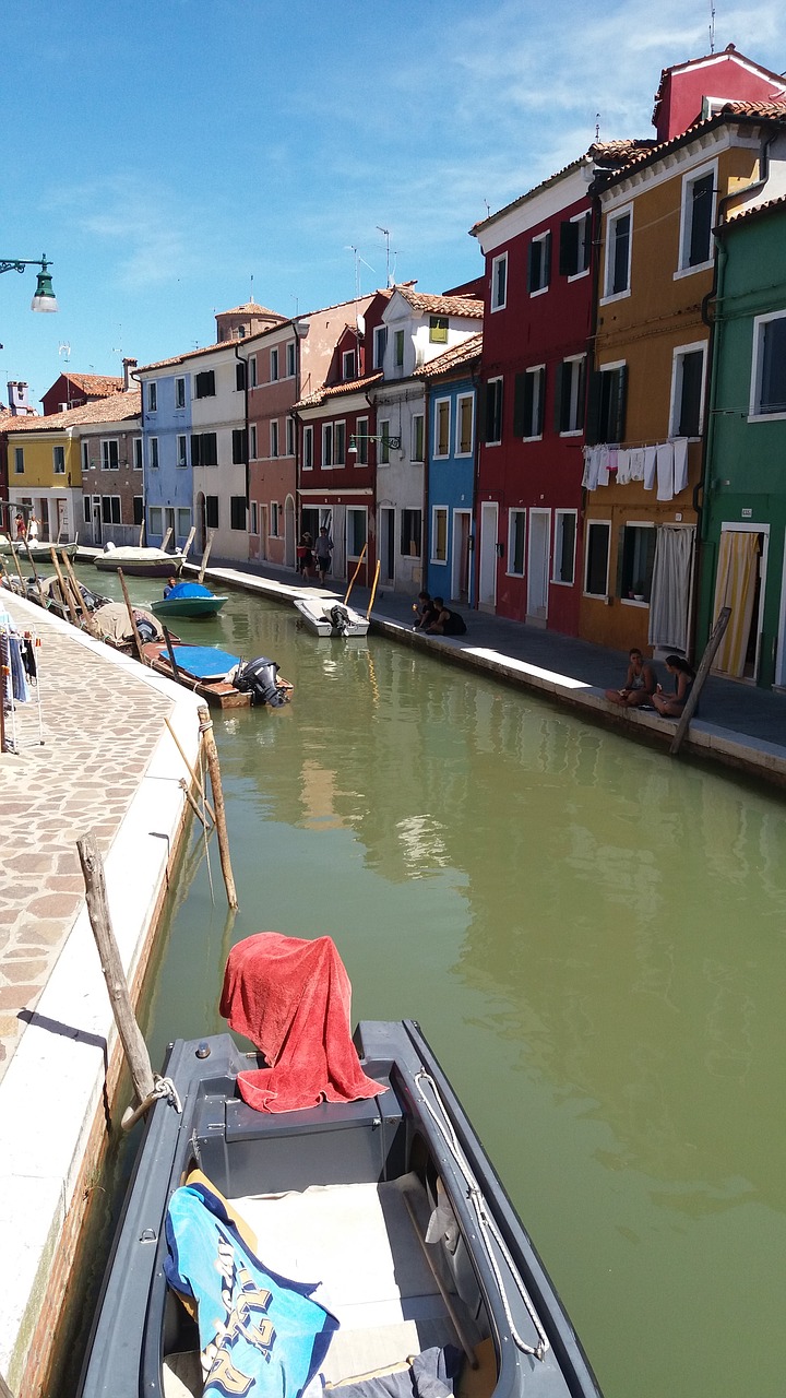 street view water burano free photo