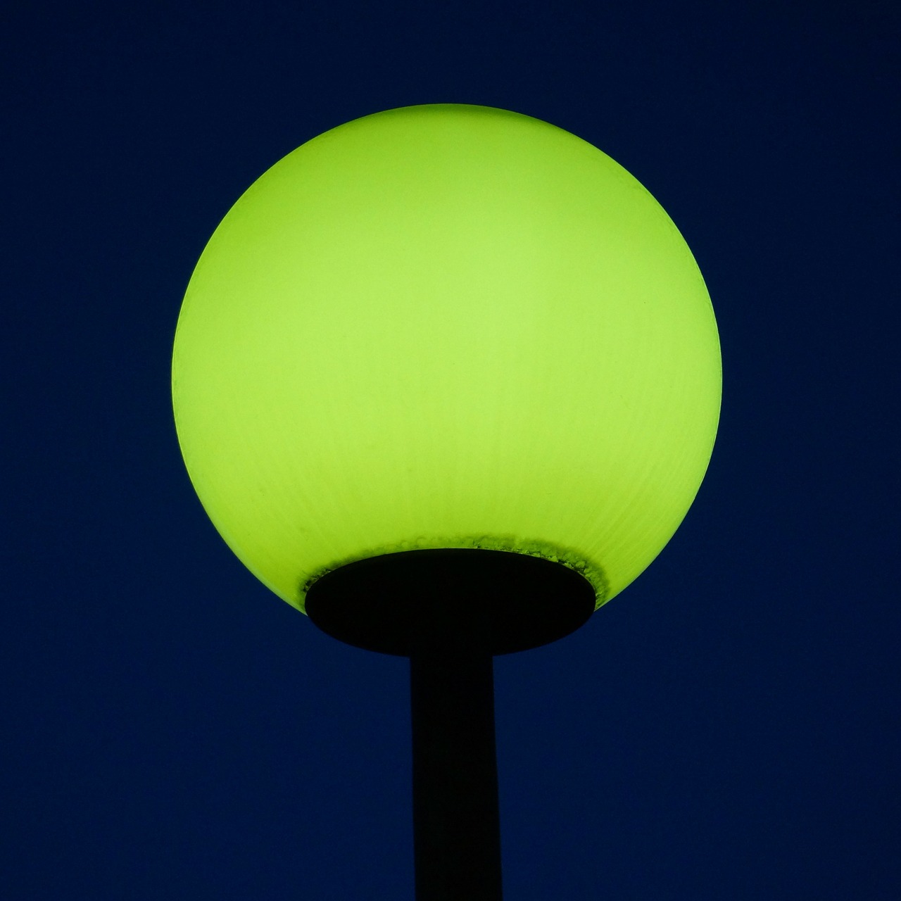 streetlight illuminates the night free photo