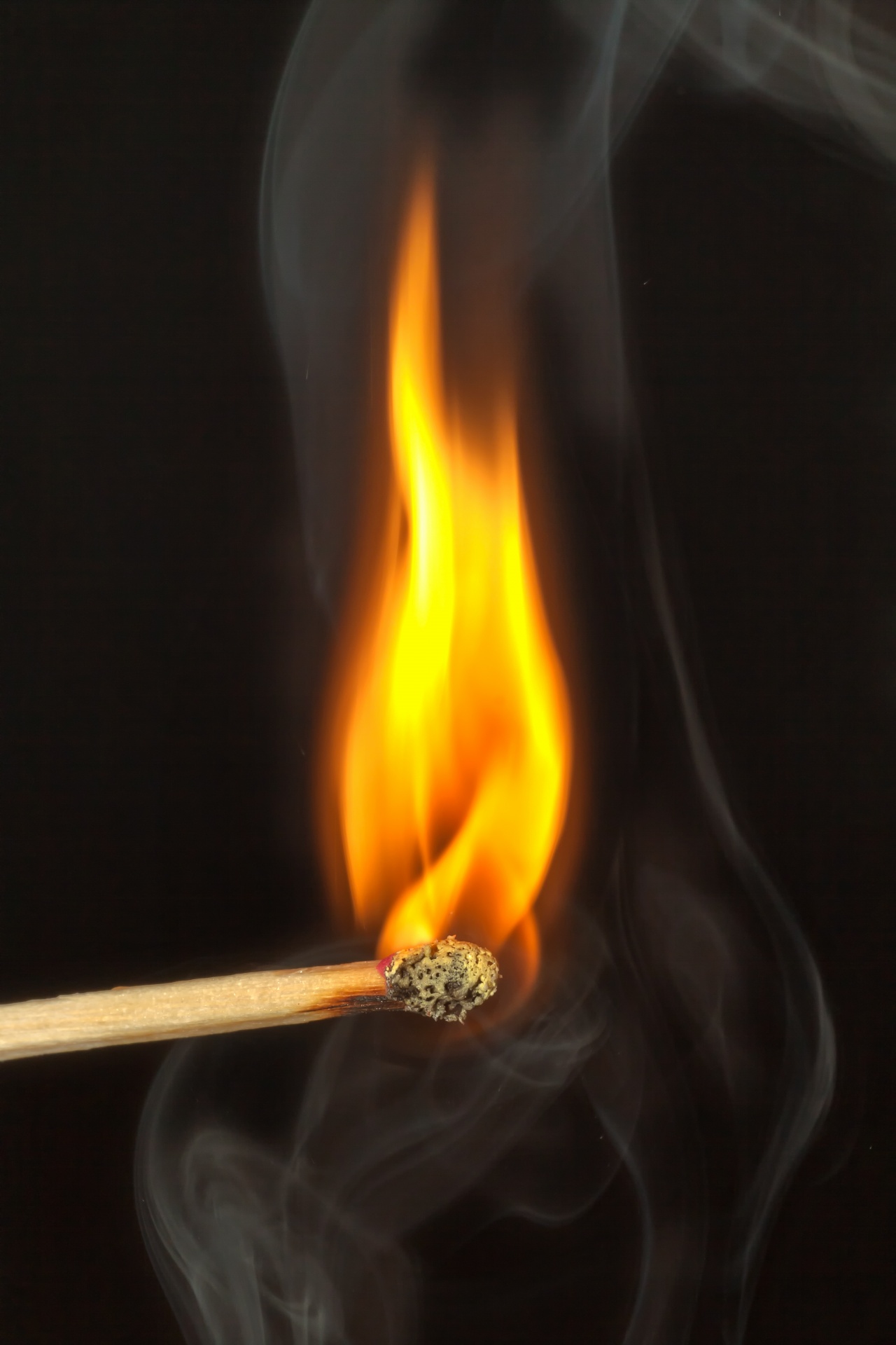matchstick fire close up free photo