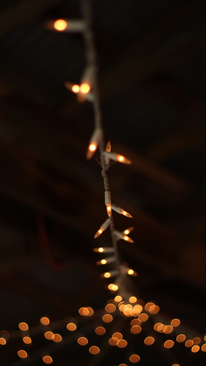 string  lights  dance free photo