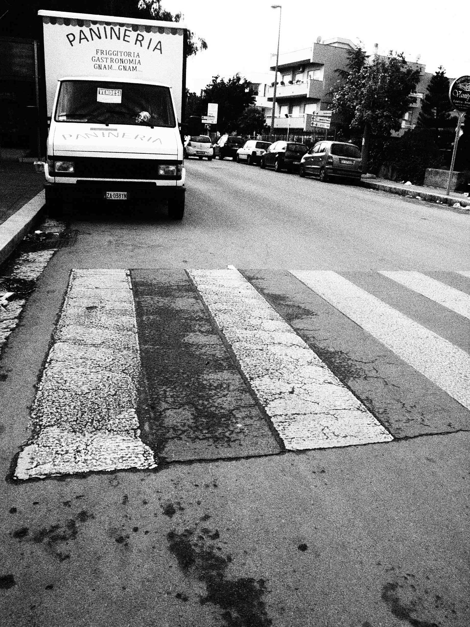 strips road van free photo