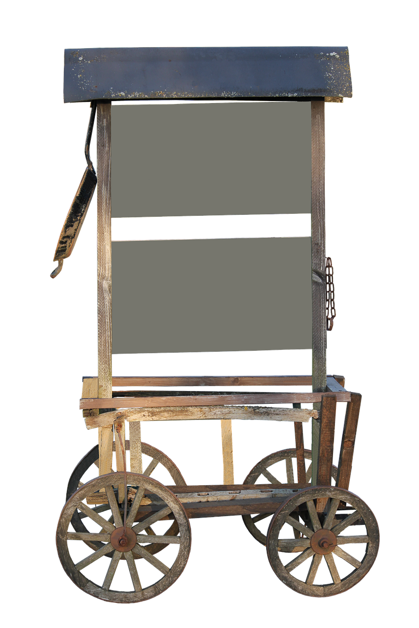 stroller handcart isolated free photo