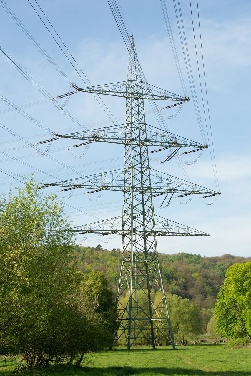 strommast electricity power line free photo
