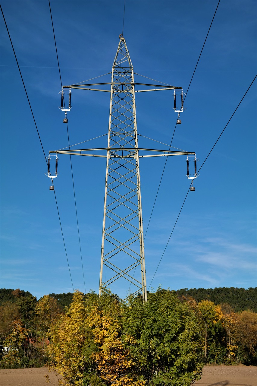 strommast power line electricity free photo