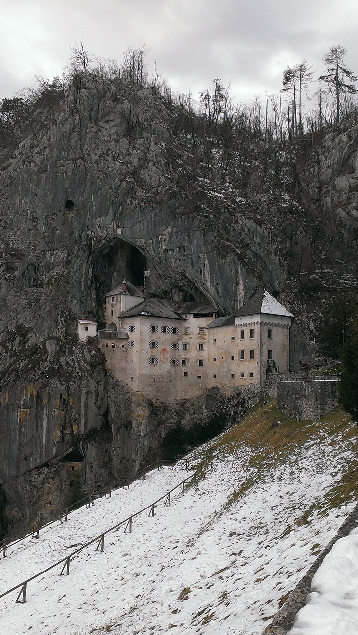 stronghold castle in the rock slovenia free photo