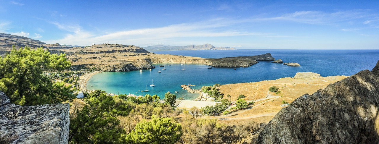 stronghold greece island free photo