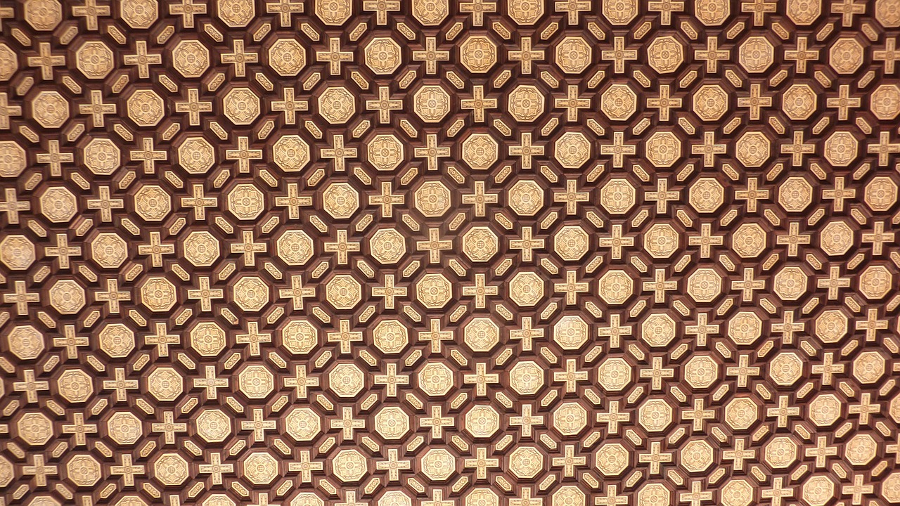structure ceiling mezquita free photo