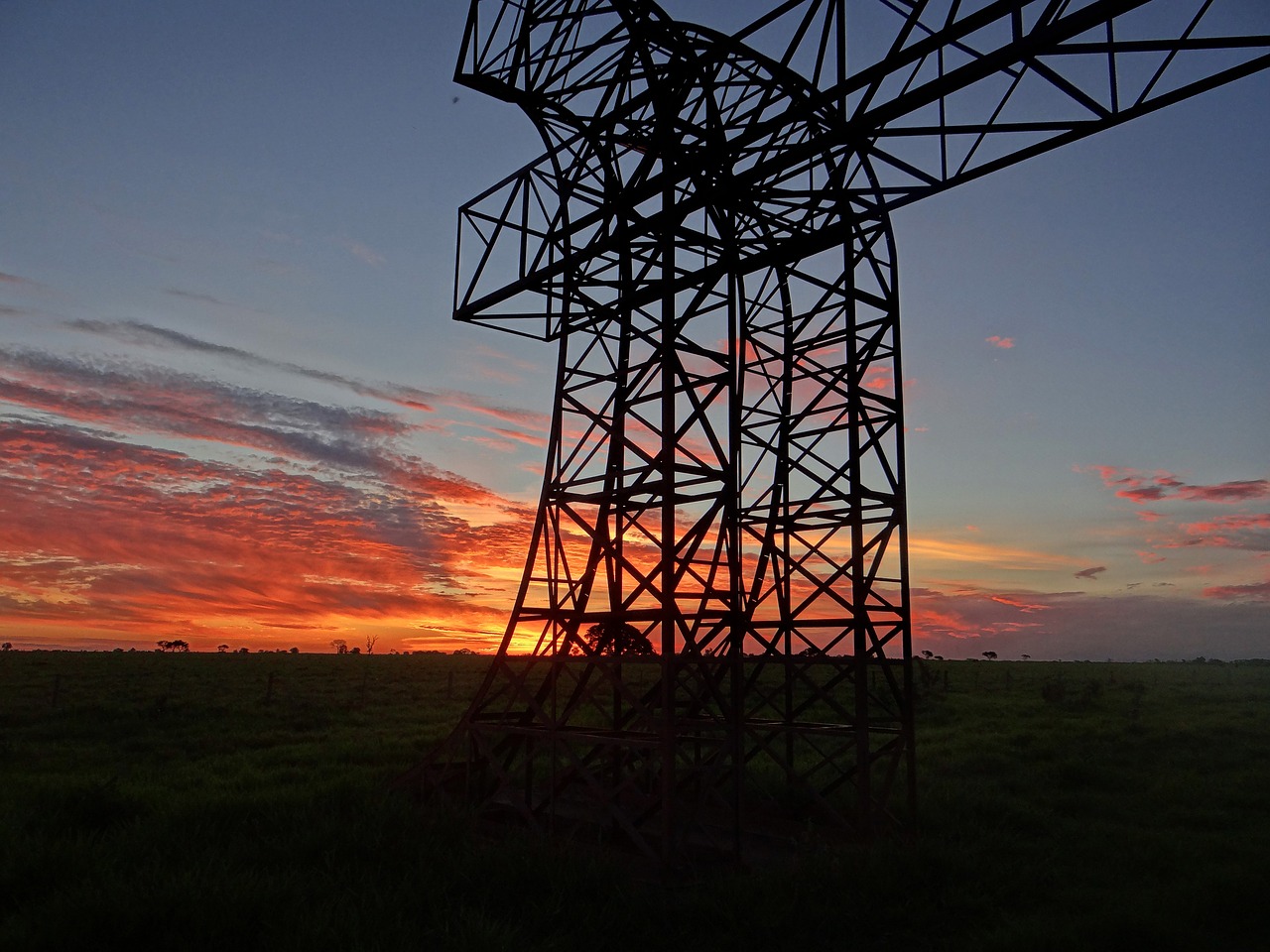 structure metal sunset free photo