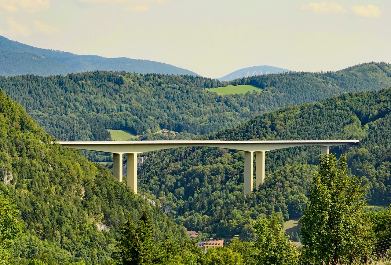 structure  bridge  highway bridge free photo