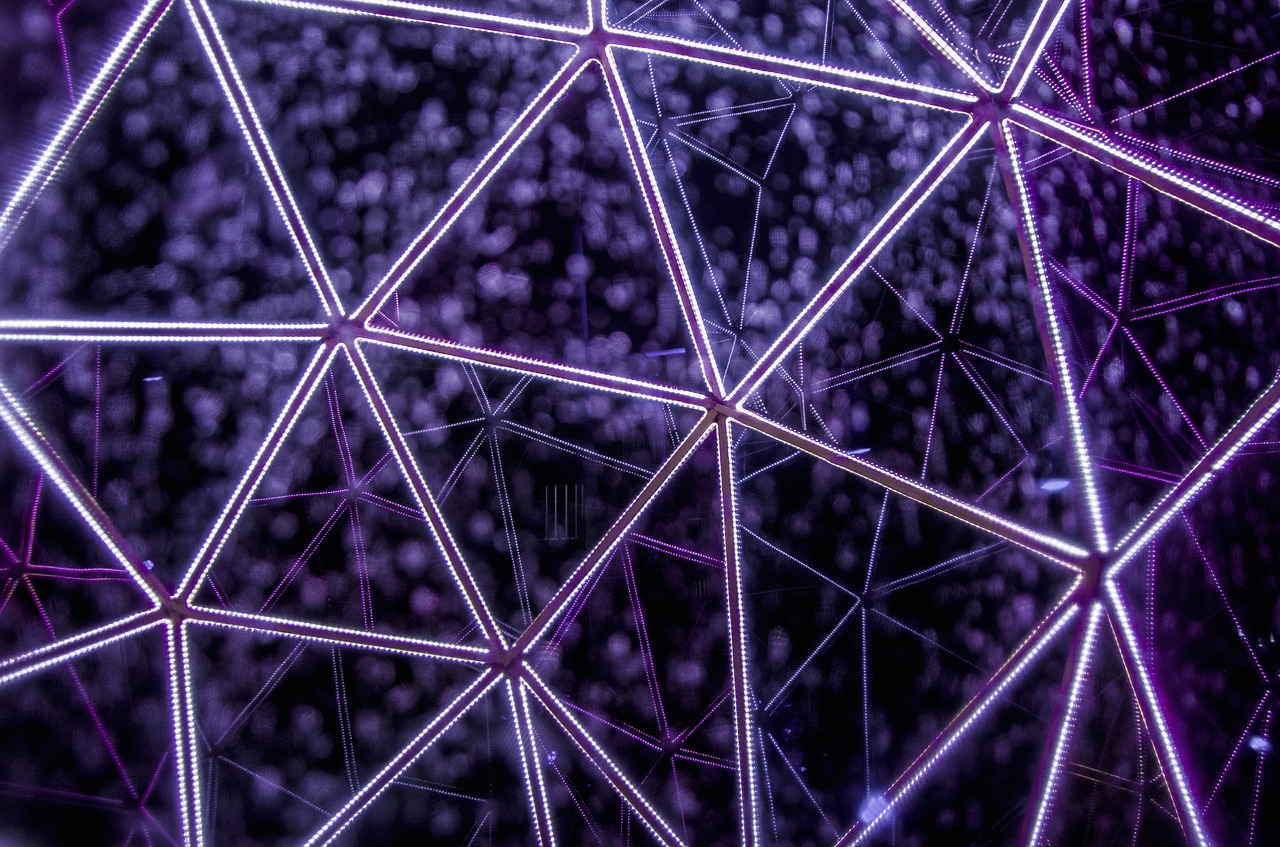 structure  purple  light free photo