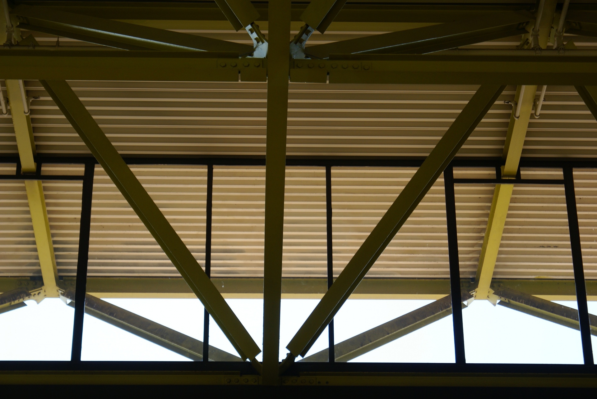 ceiling rafter struts free photo
