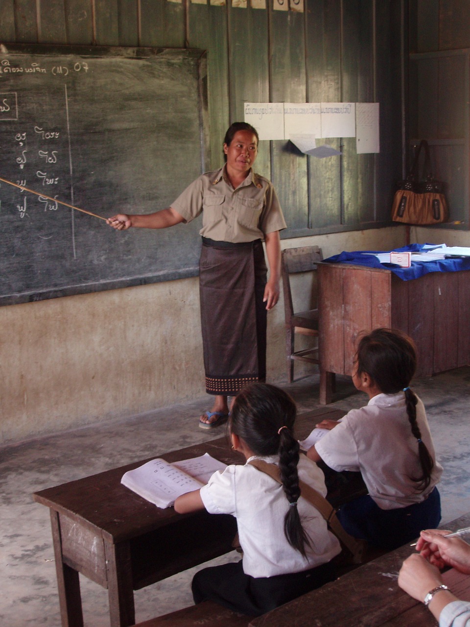 students primary school village free photo