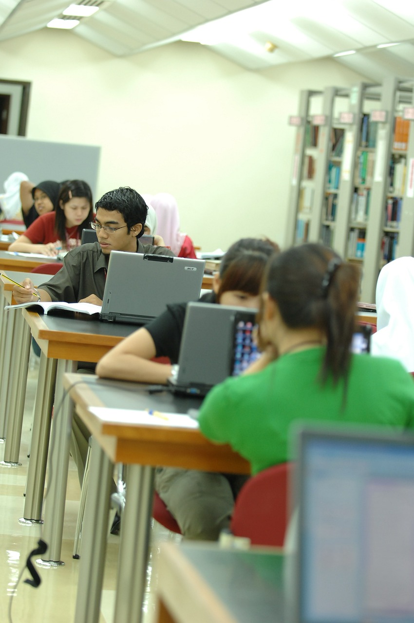 students lerning pupils free photo