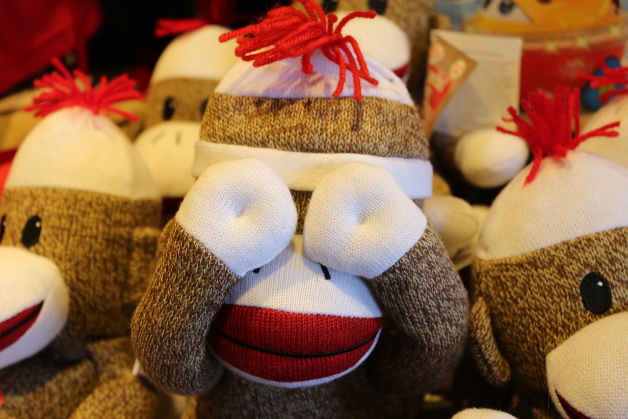 stuffed animal monkey toy free photo
