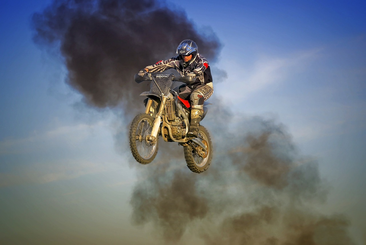 stuntman dirt bike motocross free photo