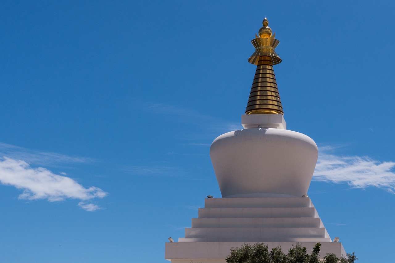 stupa buddhism buddhist free photo