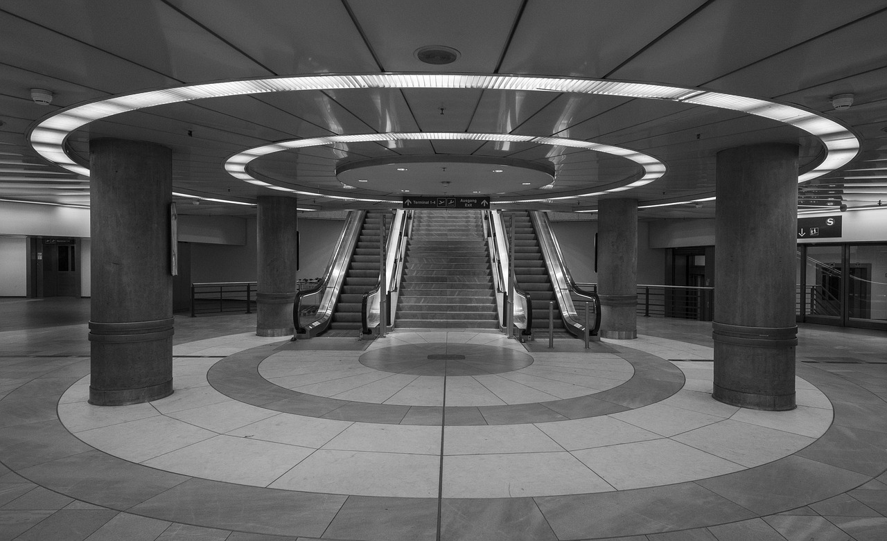 stuttgart railway station airport free photo