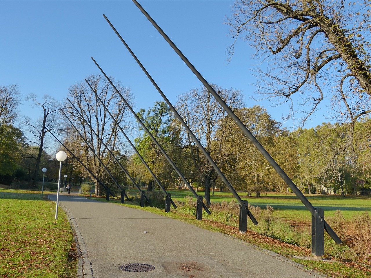 stuttgart park castle park free photo