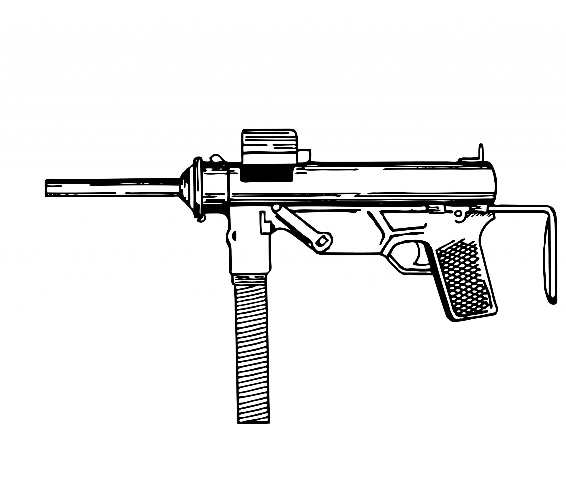 machine gun clip art