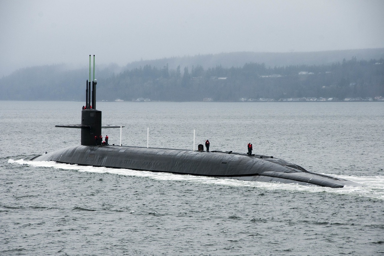 submarine navy ohio class free photo