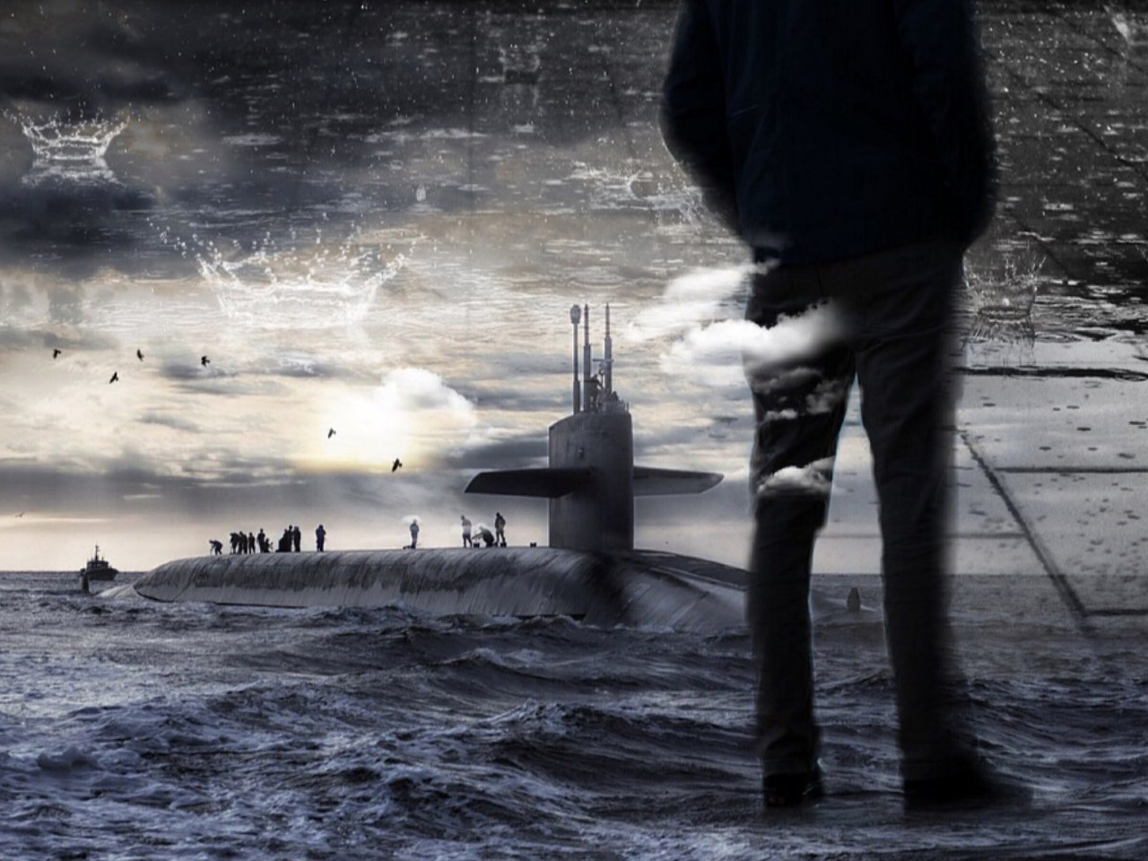 submarine manschaft men free photo