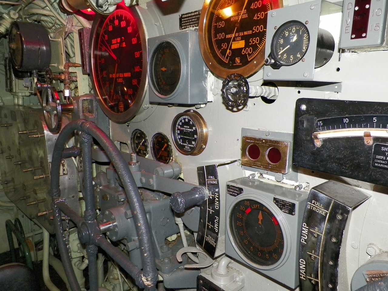 submarine steering navigation free photo