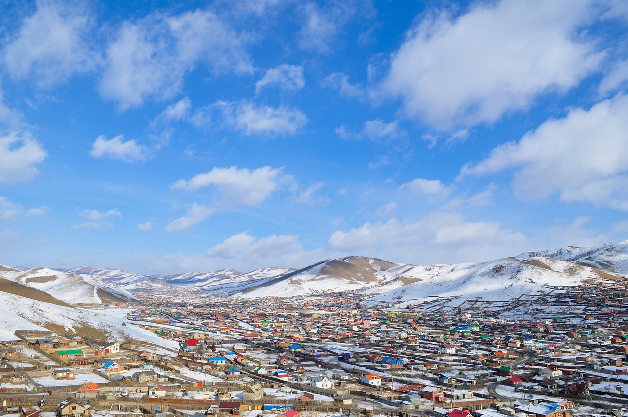 suburb mongolia ulaanbaatar free photo