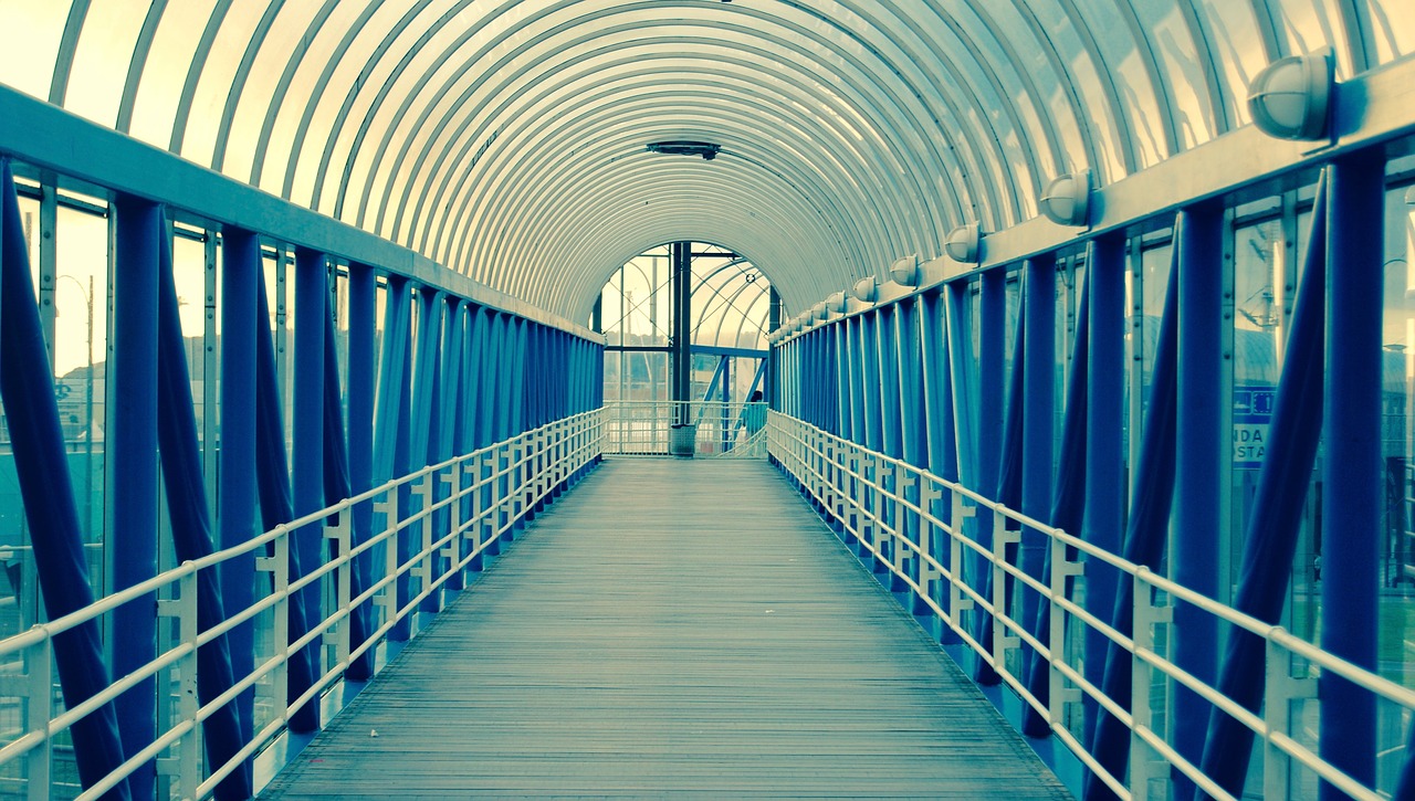 subway walkway interior free photo