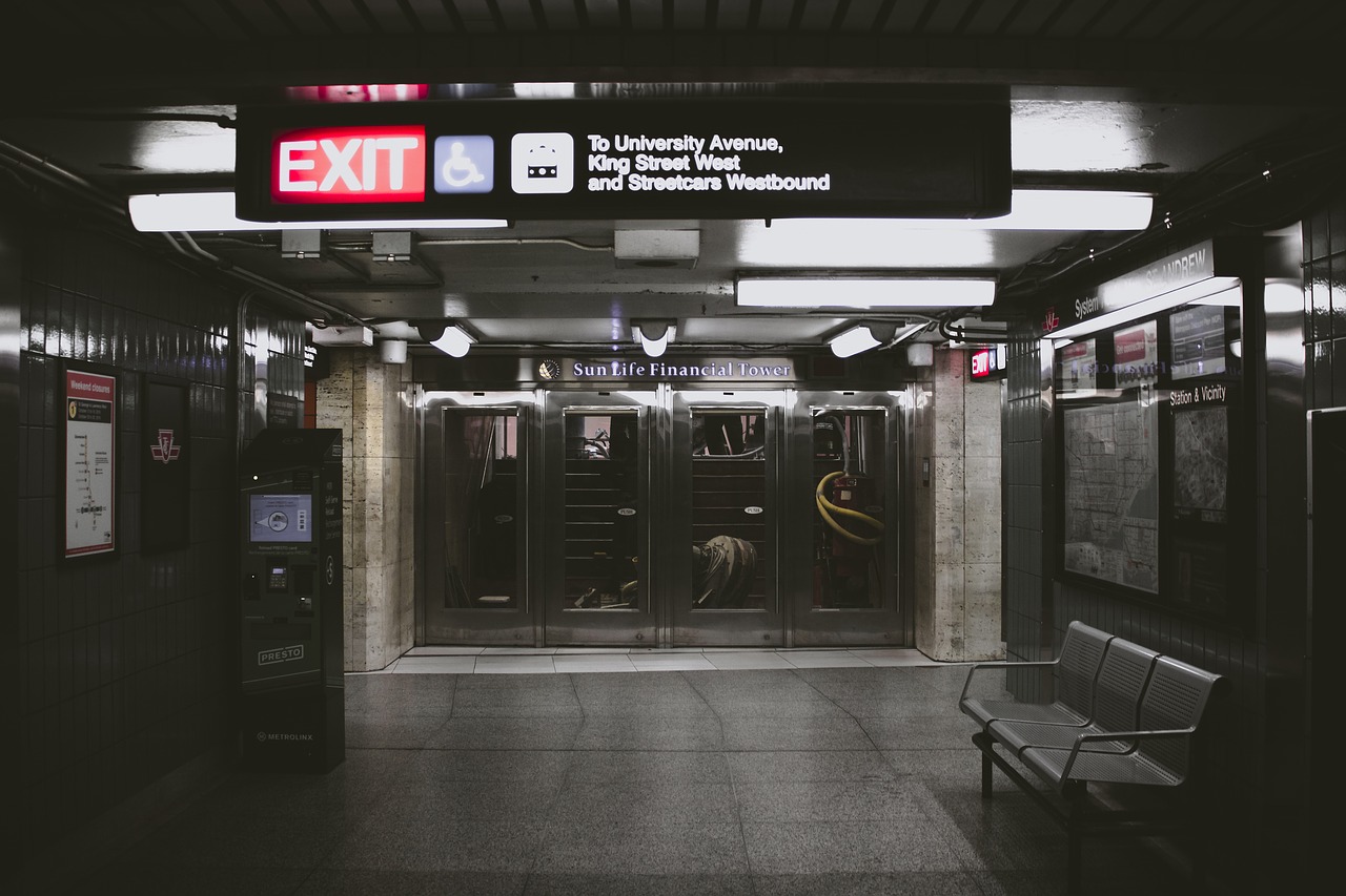 subway station places free photo