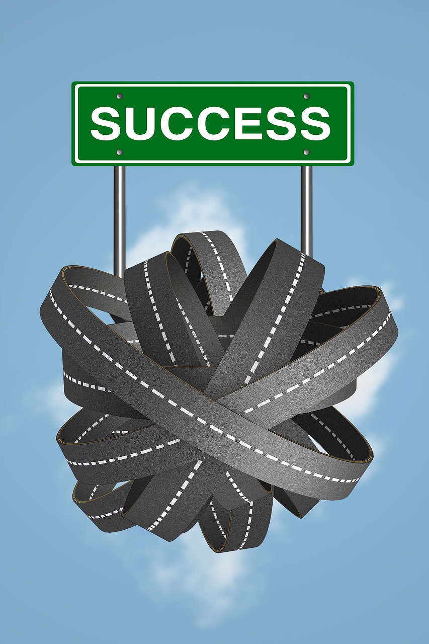 success road to success direction free photo