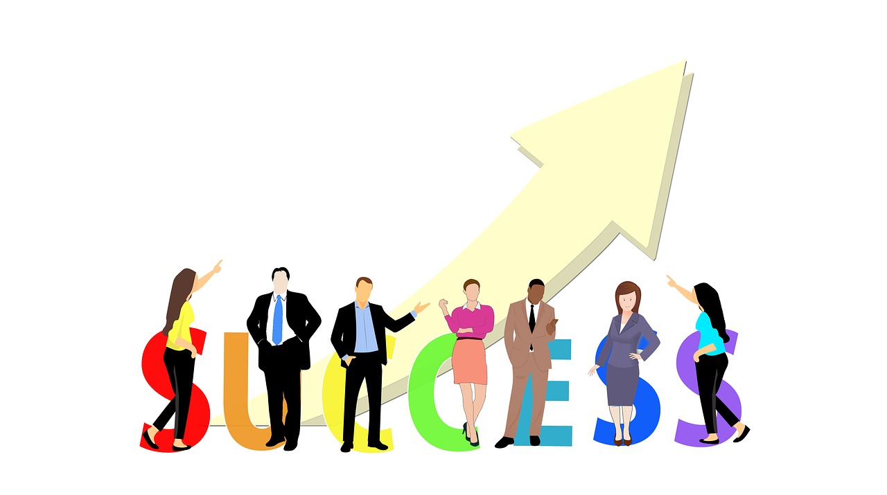 success  business  businessmen free photo