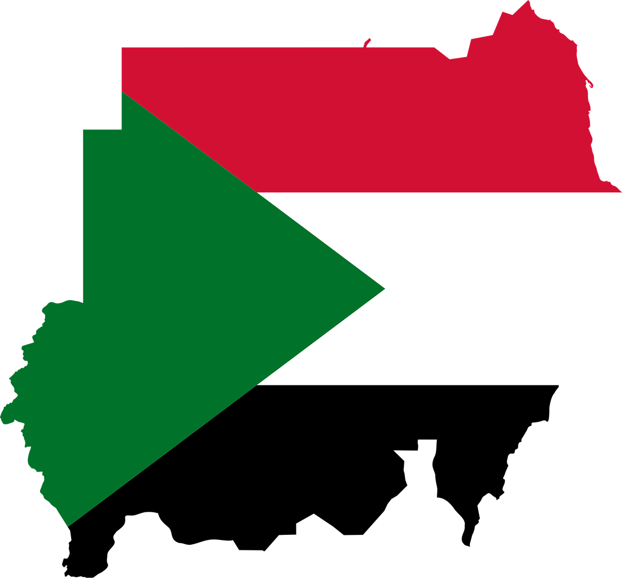 sudan flag map free photo