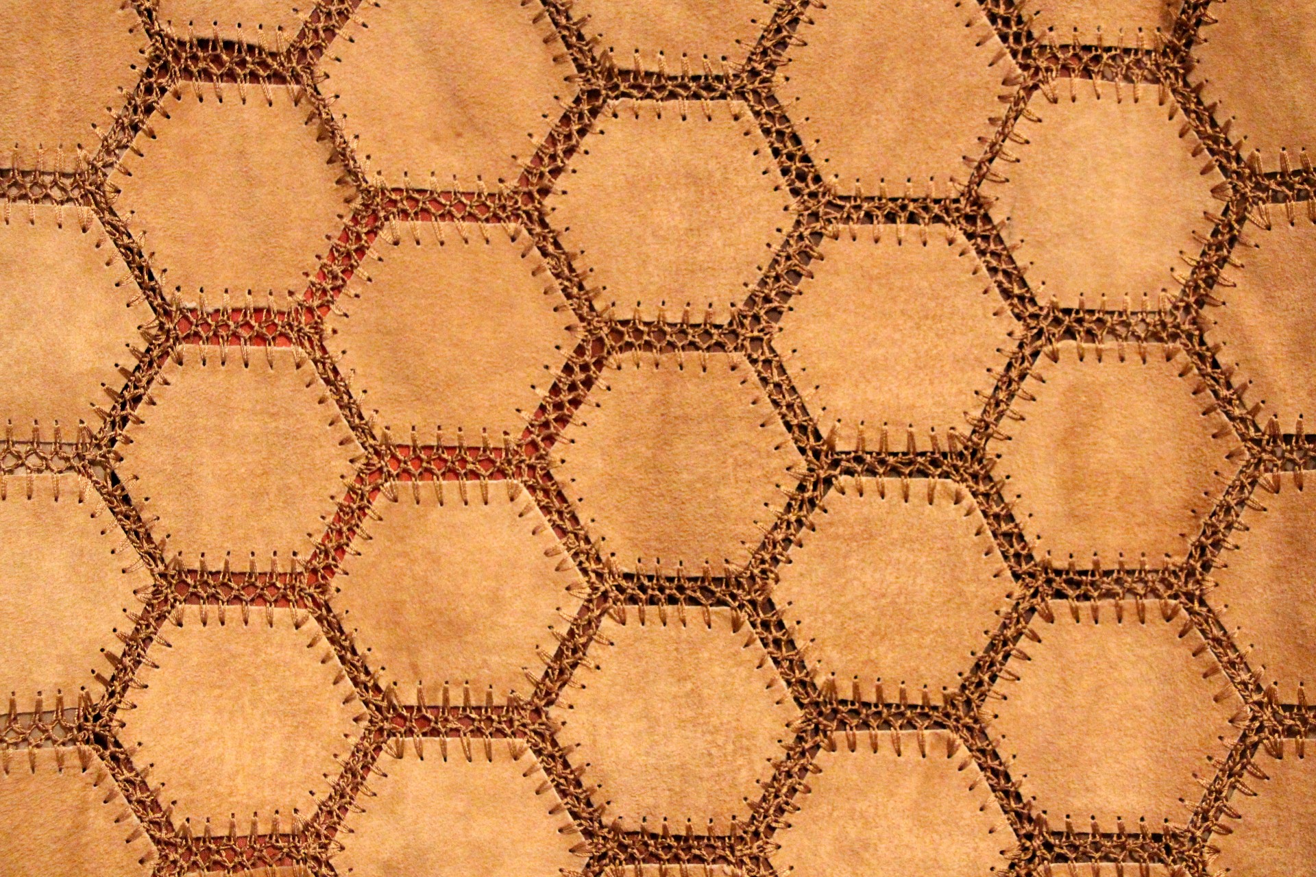 suede fabric hexagon free photo