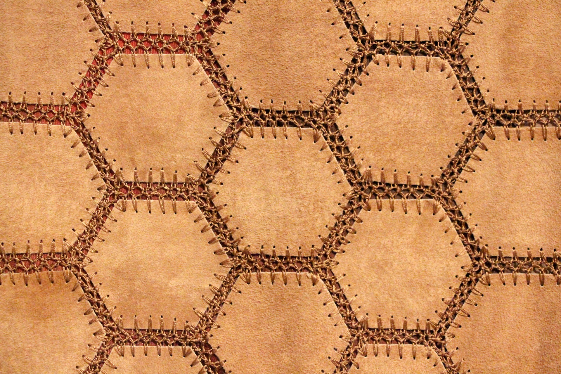 suede fabric hexagon free photo