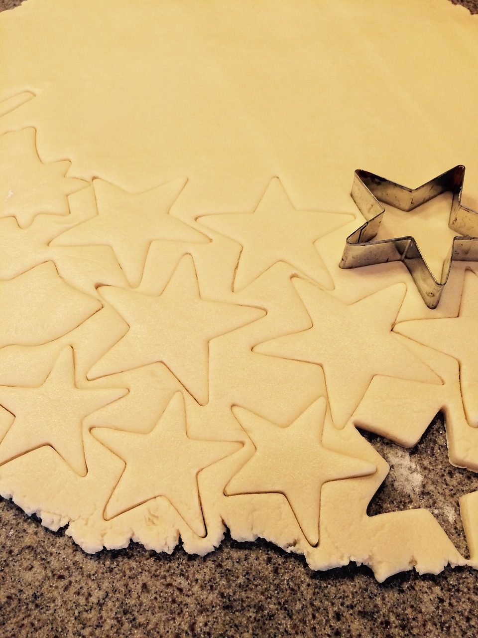 sugar cookies cookies star cookies free photo