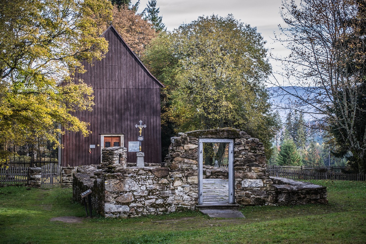 šumava church nature free photo