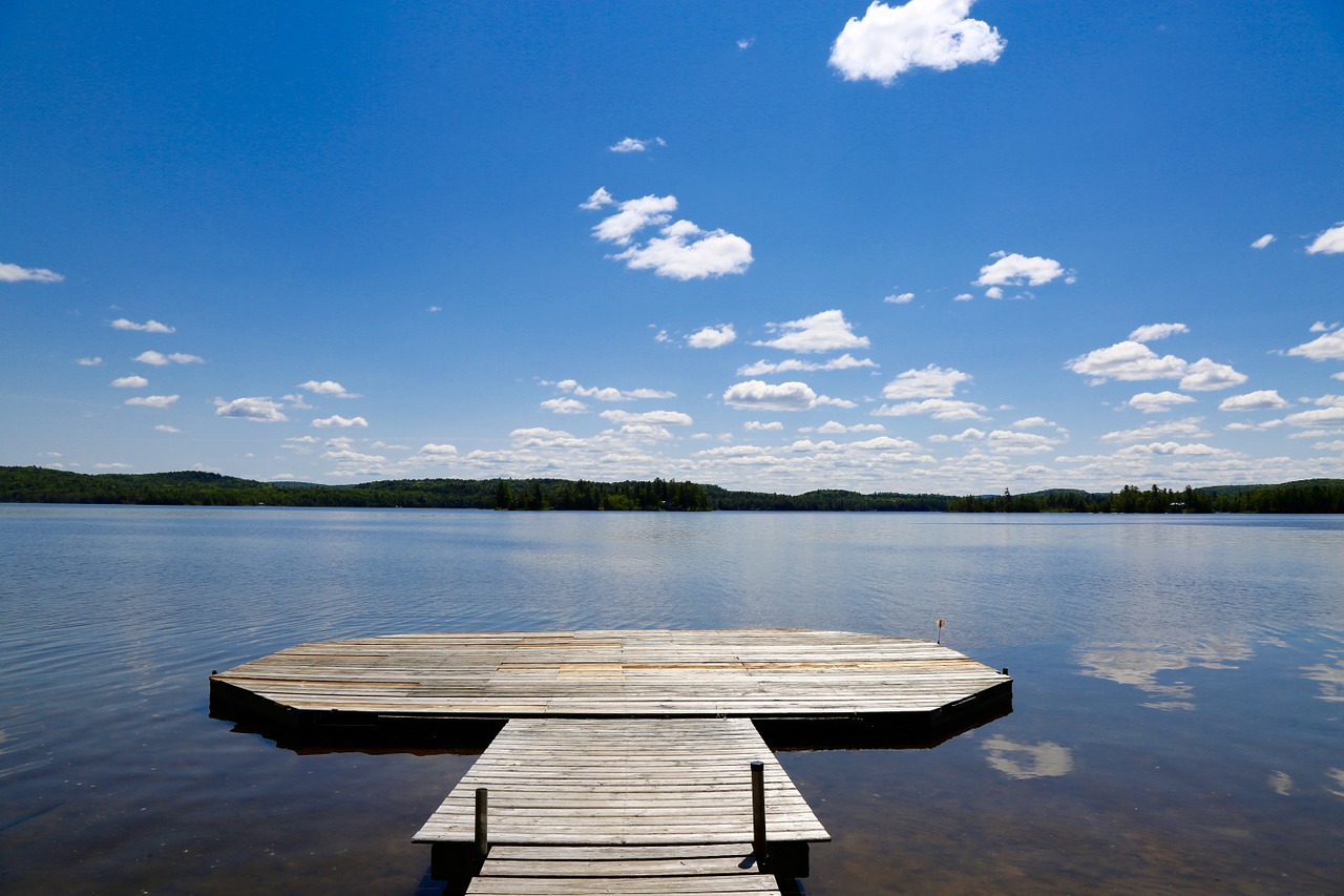 summer dock ontario free photo