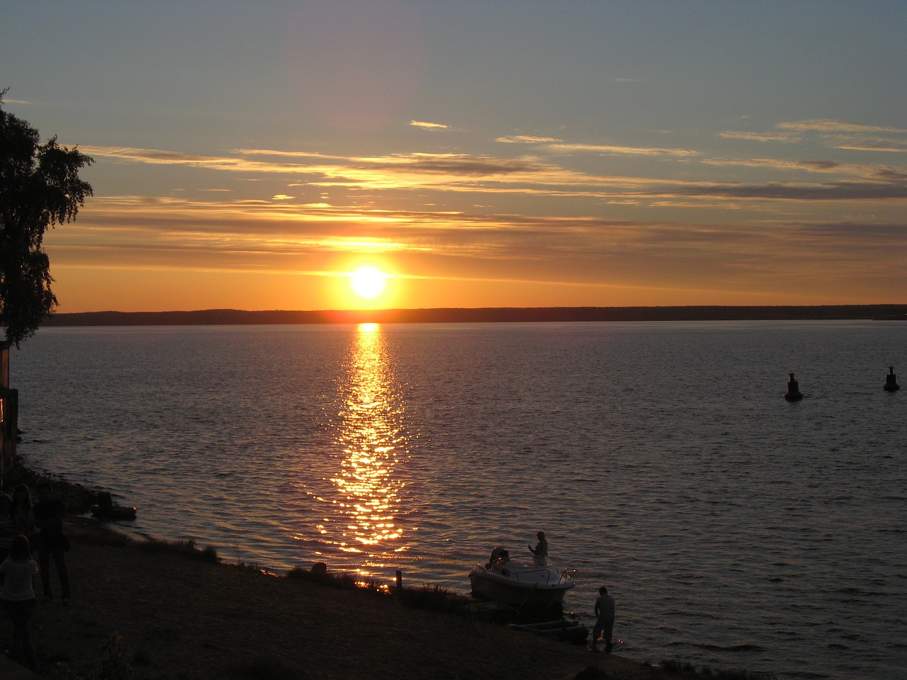 summer beach sunset free photo