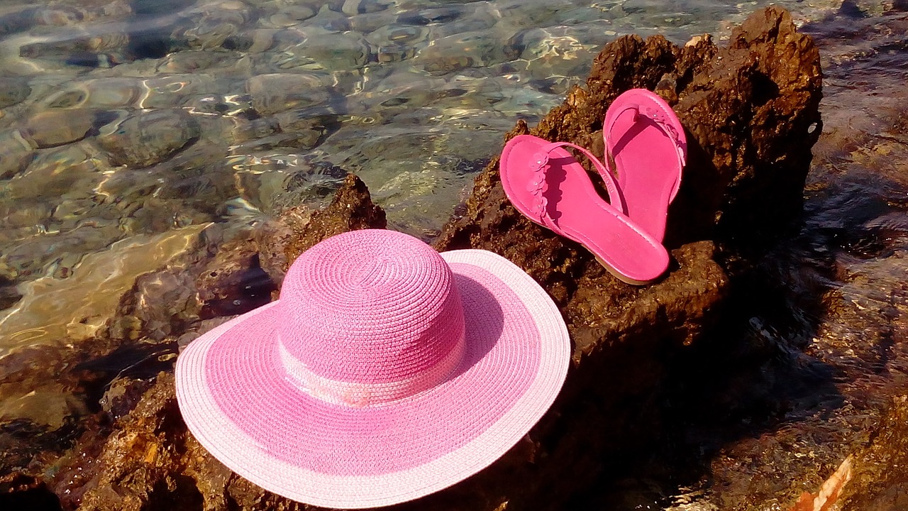 summer sun hat colorful free photo