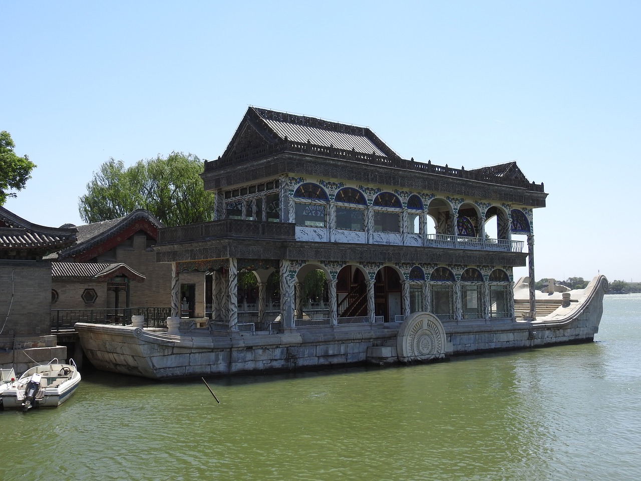 summer palace mamorschiff free photo