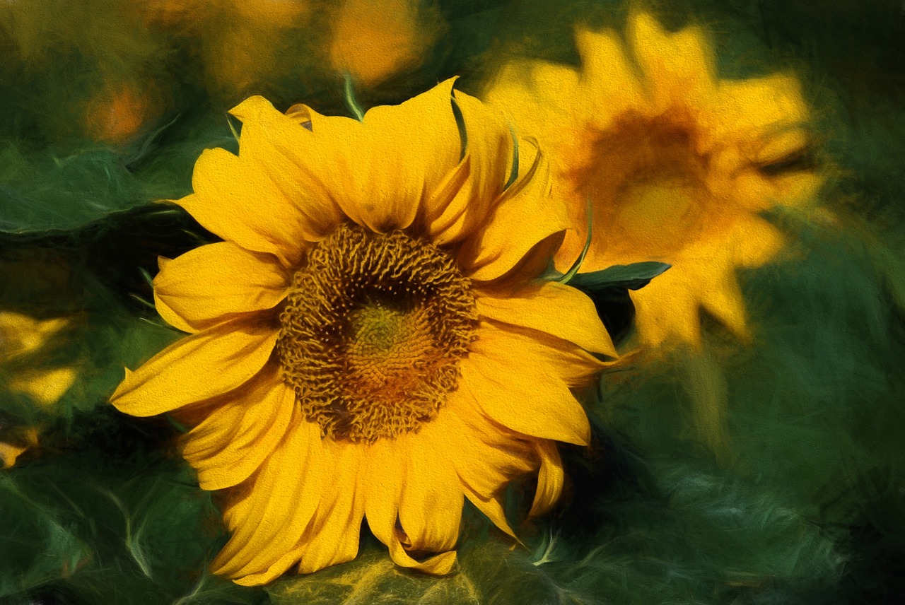 summer sunflower bloom free photo