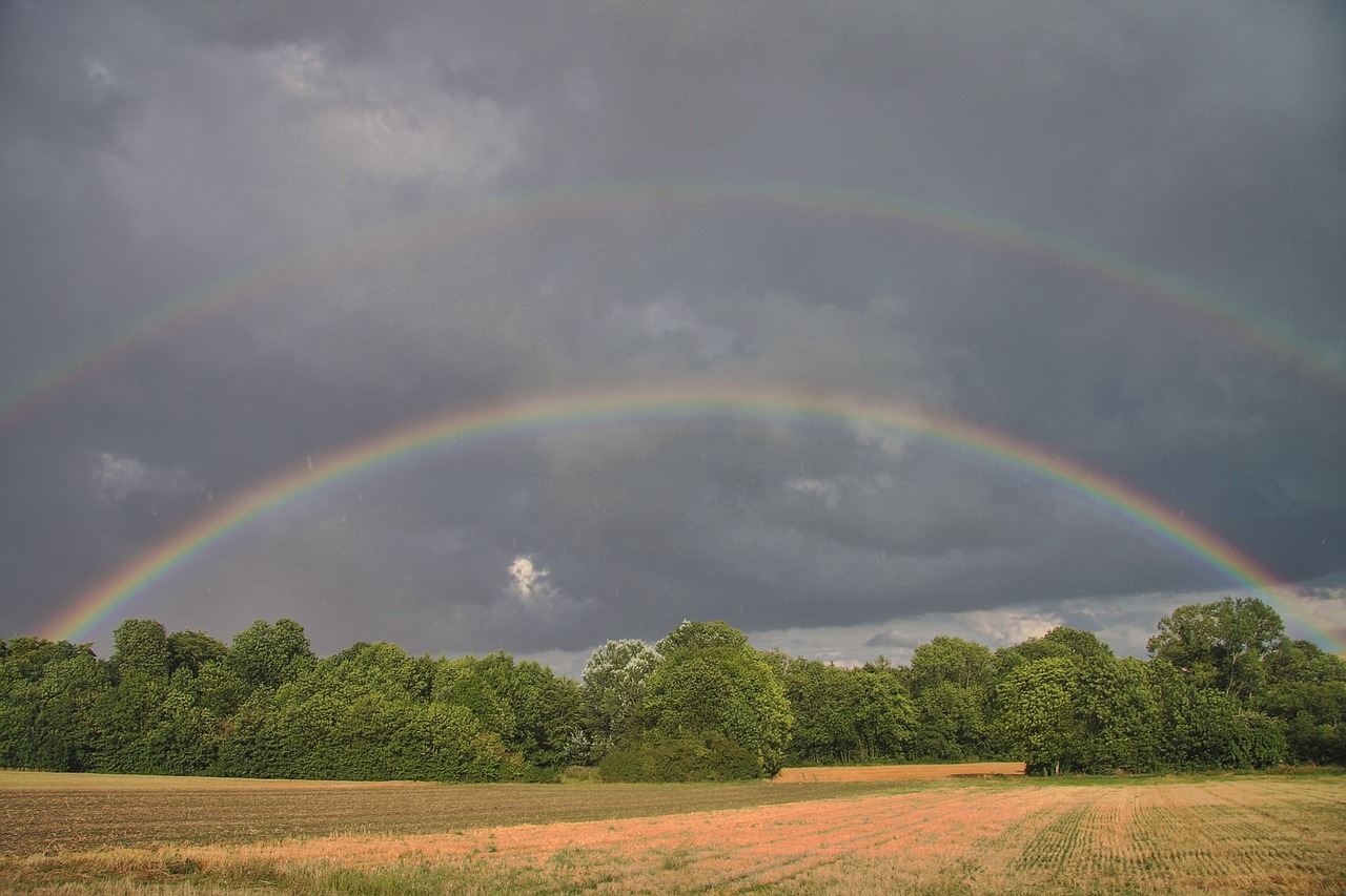 summer landscape storm free photo