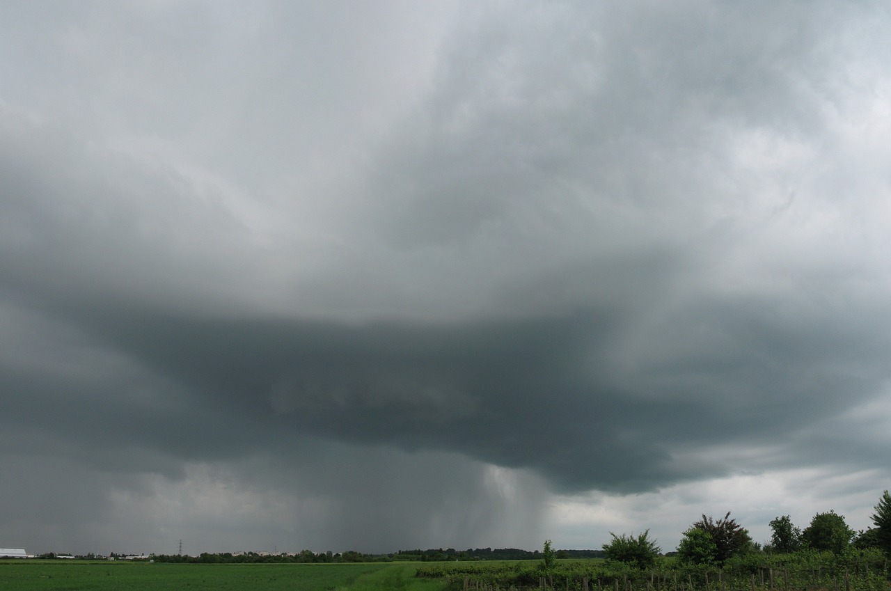 summer landscape storm free photo