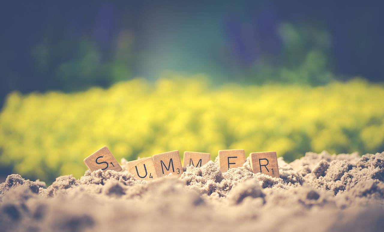 summer  letters  holiday free photo