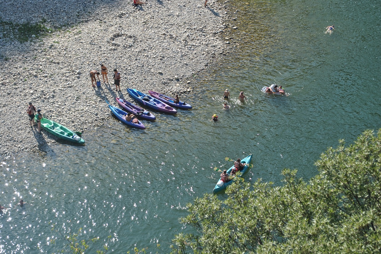 summer  river  kayak free photo